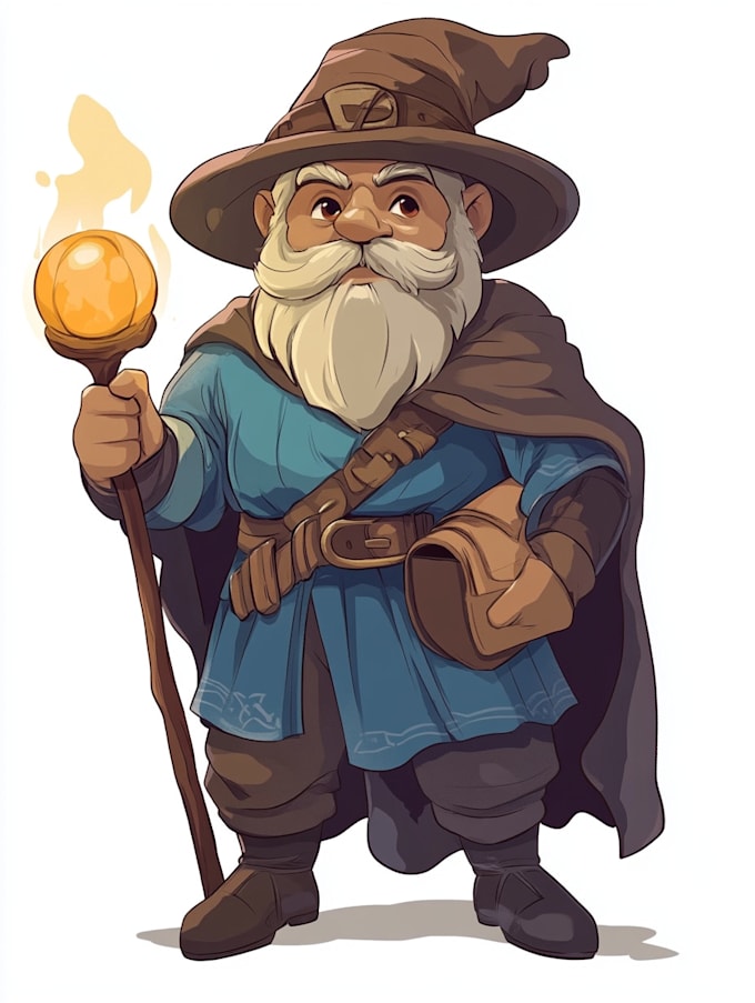 draw 2d game character illustration