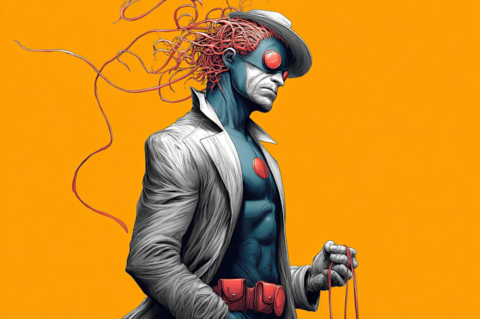 draw comic superhero comic art cover graphics novel