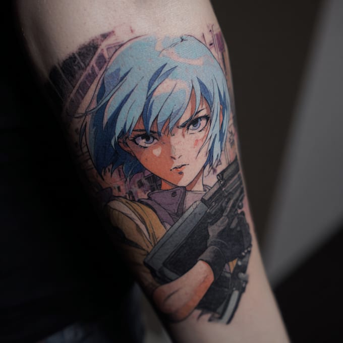 do manga anime tattoo design for you