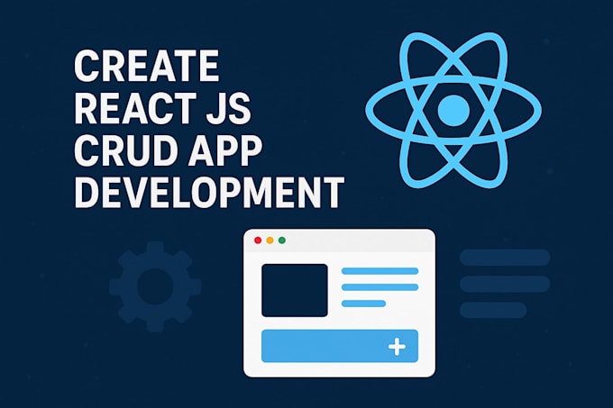 create react js  crud app development