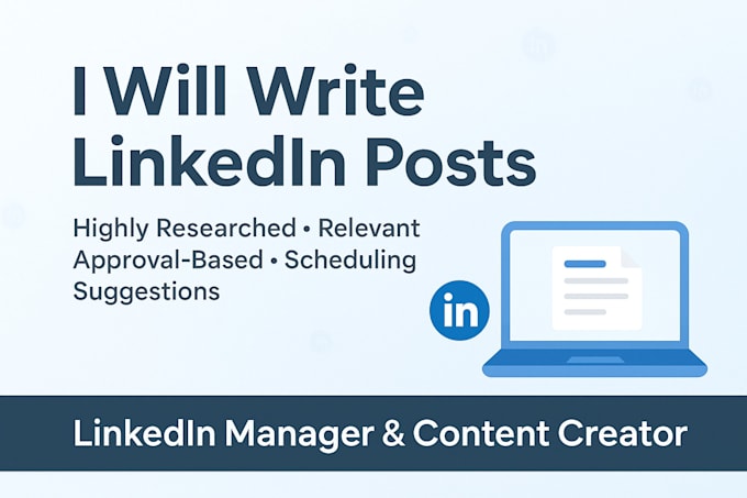 write engaging linkedin posts