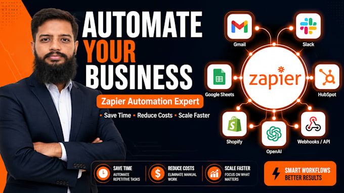 build ai powered zapier and make automation workflows for your CRM, lead capture