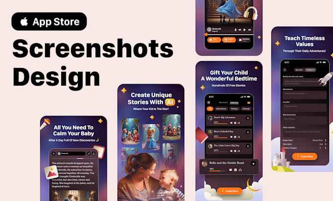 create professional app store screenshots for your app