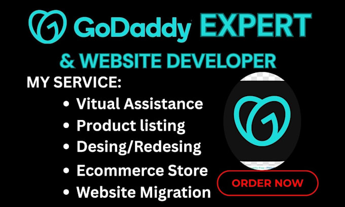 Godaddy Insurance Be your godaddy expert and develop a godaddy website, redesign godaddy ...