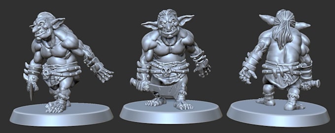 do 3d warhammer miniature, figurine, rpg, tabletop gaming ,dnd for 3d printing