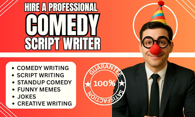 do comedy script funny standup comedy, humor jokes screenplay film script
