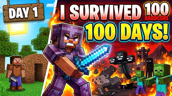 make good quality minecraft thumbnails for you