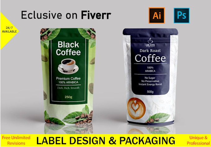 do chips, coffee, spice label, stand up pouch bag packaging