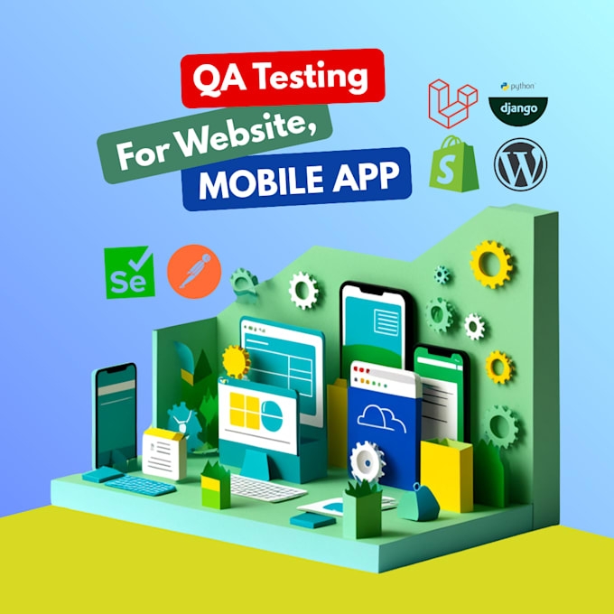 do QA testing, bug report website, app and file management