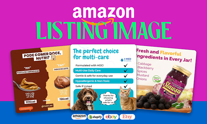 do amazon gallery images and a plus content design