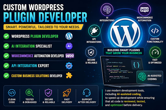 develop a custom wordpress plugin for your website