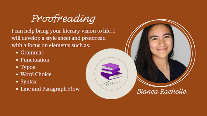professionally proofread your book or novel
