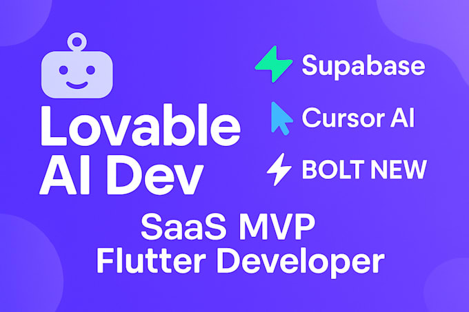 Build lovable ai website, vibe coding, saas mvp, supabase, cursor ai ...