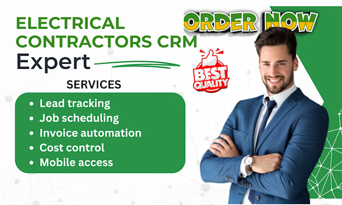 setup electrical contractors CRM servicetitan fieldedge simpro jobber servicem8