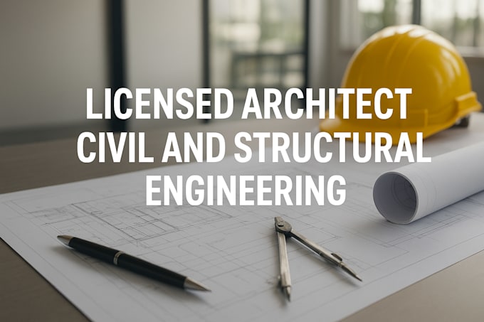 Licensed architect, civil, structural engineer and pe stamp by Ellenmya ...