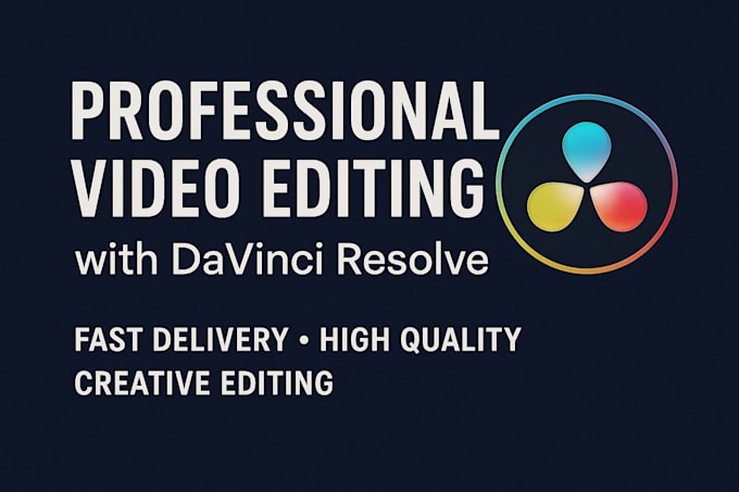 edit professional videos using davinci resolve