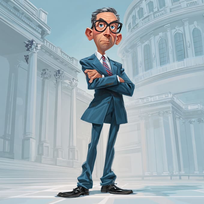do a political or satirical cartoon