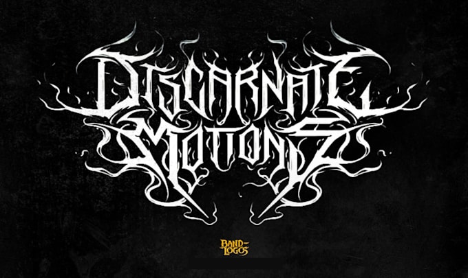 create a fantasy inspired black metal logo