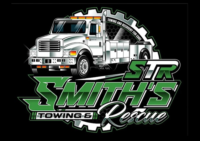 design wonderful truck logo