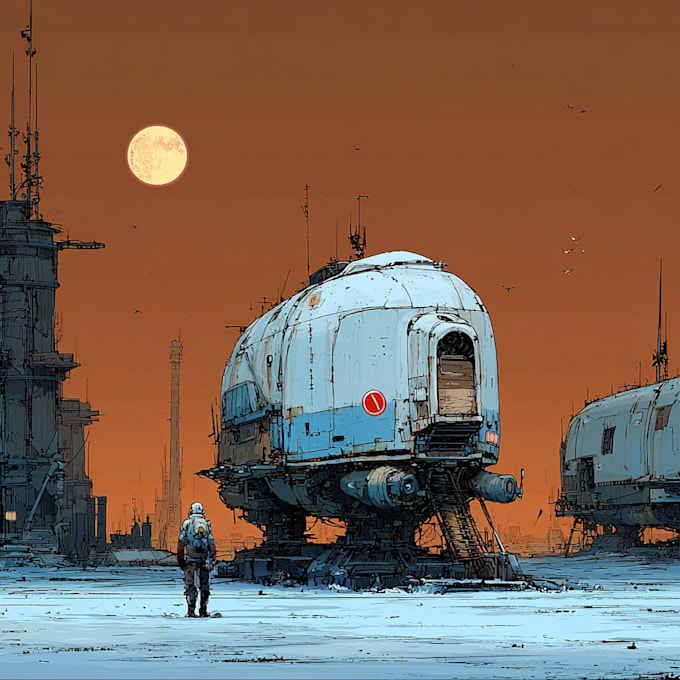 sci fi illustration and sci fi art