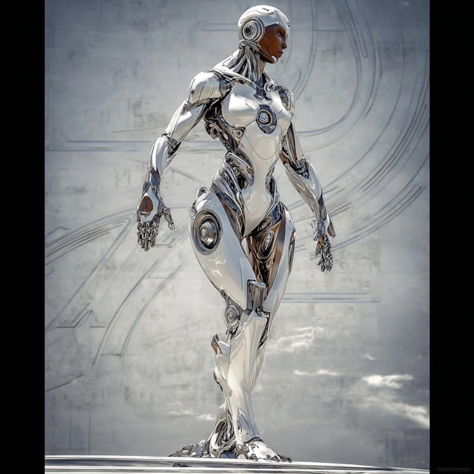 create your robot character for your sci fi themed projects