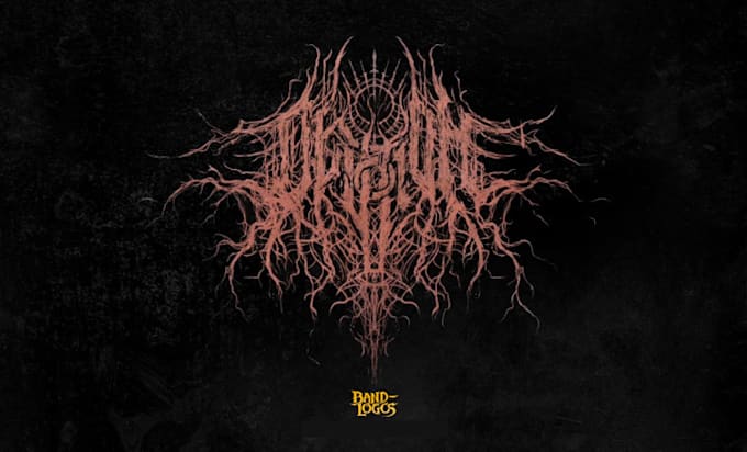 design an unreadable goregrind logo