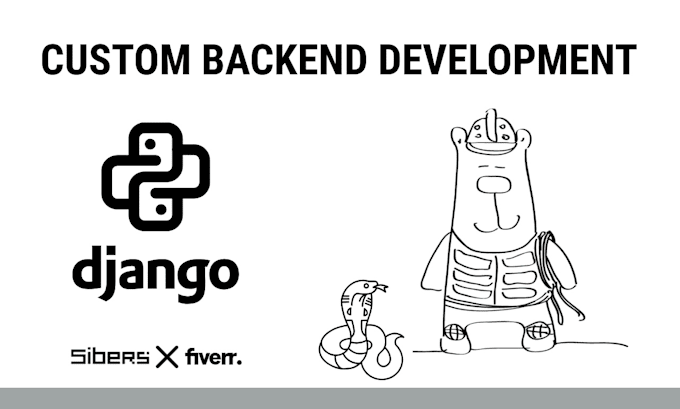 do backend development using python django