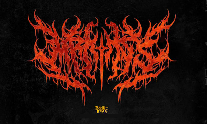 create an epic doom metal band logo