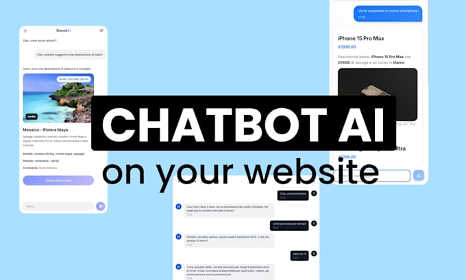 Build an advanced ai chatbot for your website by Andreaemmi | Fiverr