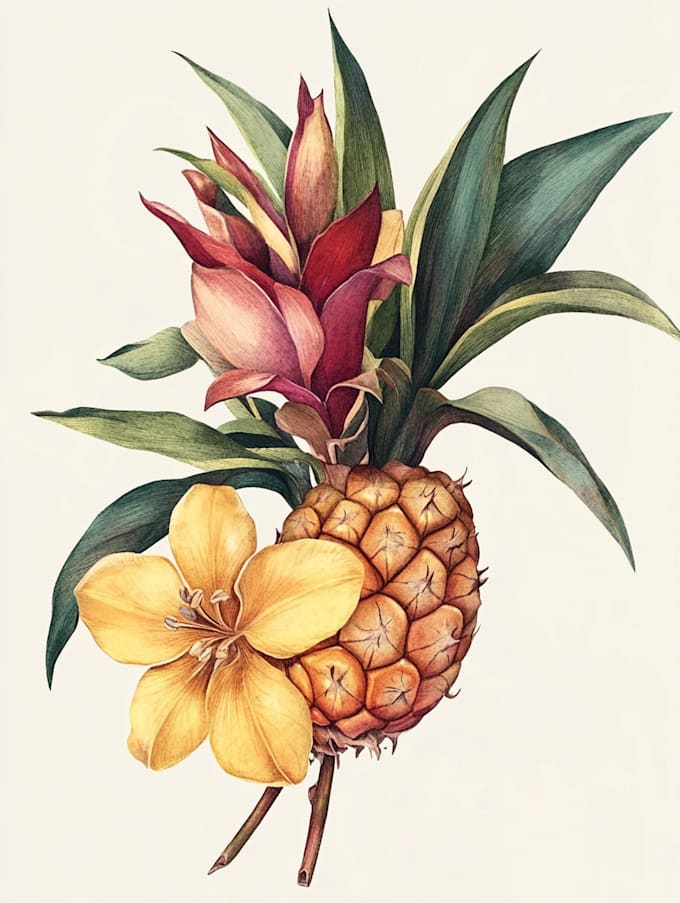 make botanical product illustration