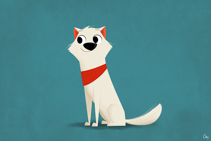 draw your dog or any pet into cartoon
