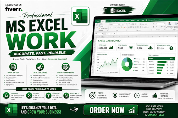 do ms excel data cleaning and formatting, merging, sorting