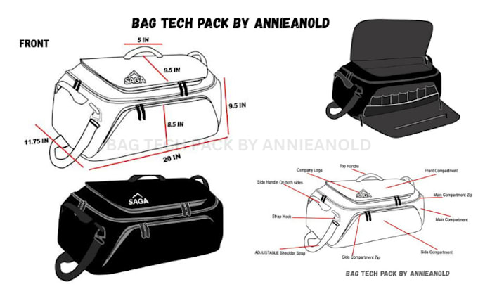 design tech pack duffle bag, handbag, bag design, backpack, bag tech pack