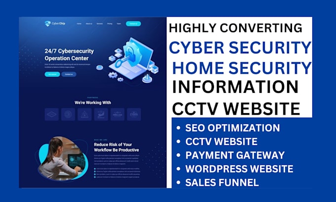 design cyber home security wordpress security  wordfence securi security website