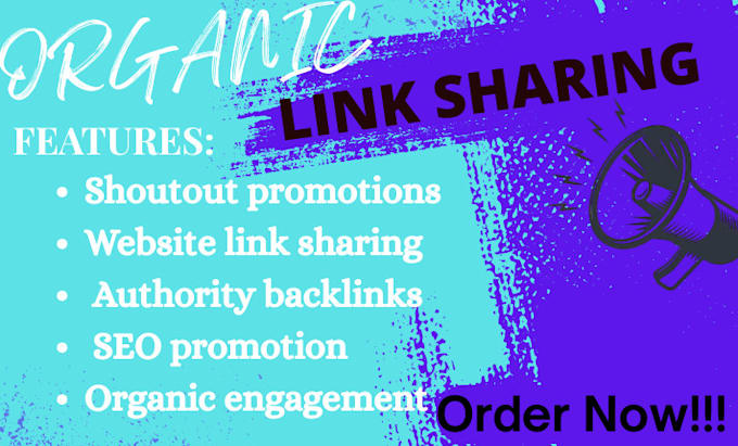 do promote shoutout share website link