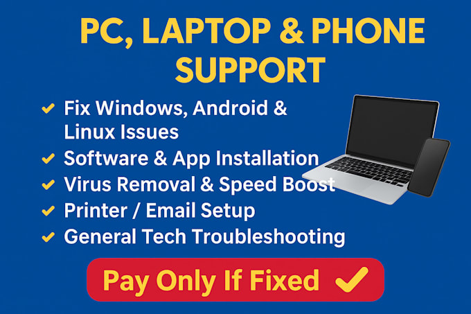 fix your PC, laptop, or phone issues