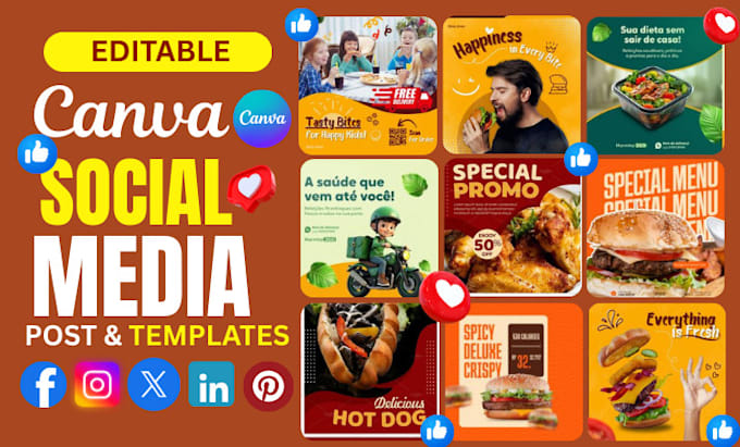 Design canva templates, social media posts, facebook ads and instagram ...
