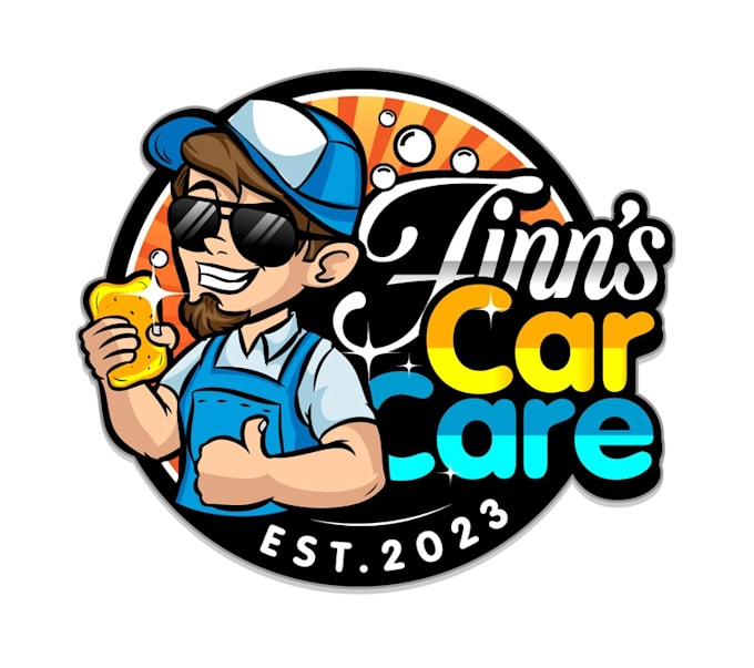 design outstanding car cleaning logo with fastest delivery