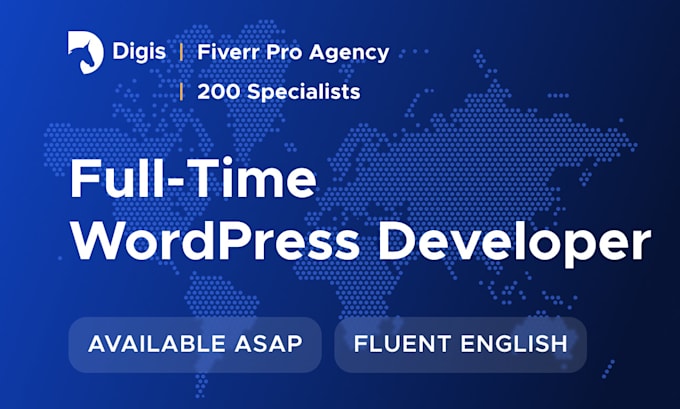 provide a full time wordpress developer