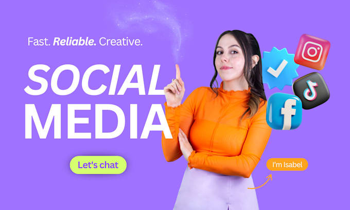 social media manager and content creator