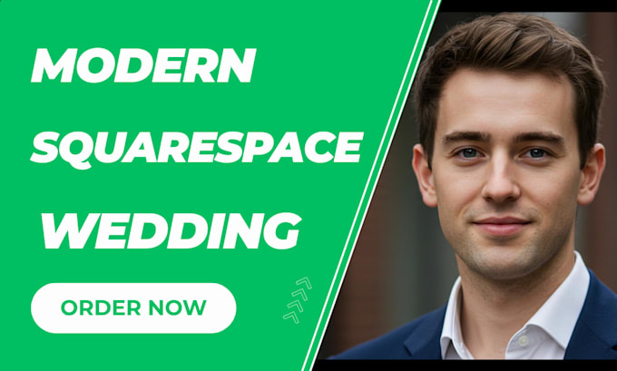 design a modern squarespace wedding planner or stylist website