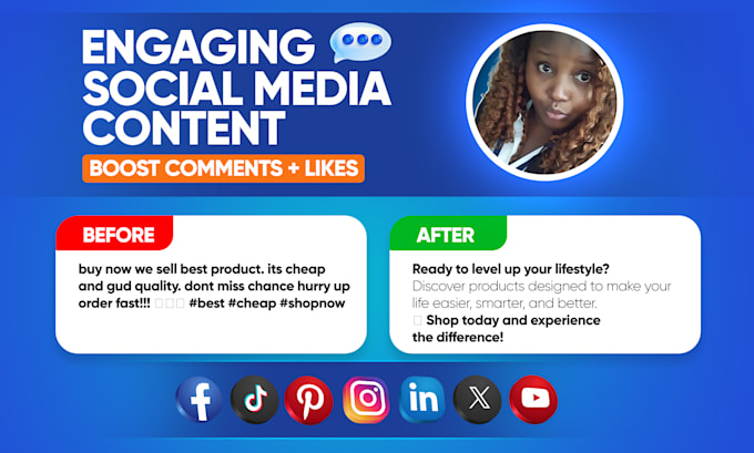 write compelling social media content