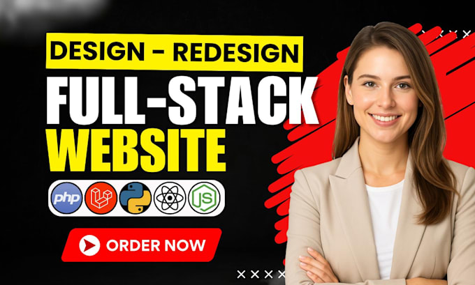 Do website development, develop custom website as full stack web ...