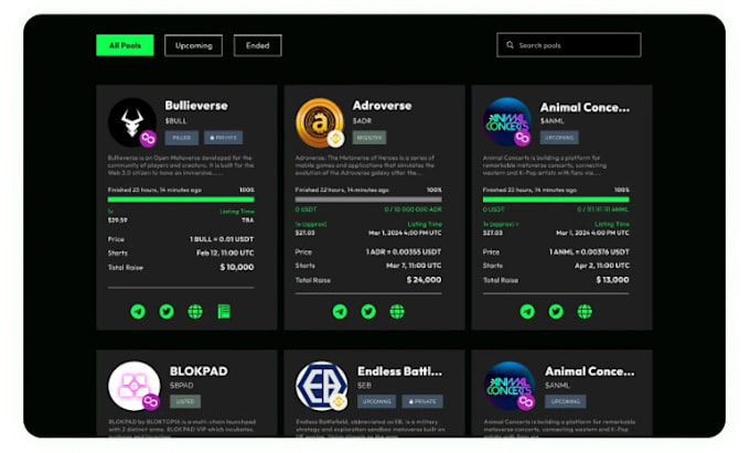 build launchpad, pump fun, uniswap pancakeswap fork, raydium, compound, gmx, dex