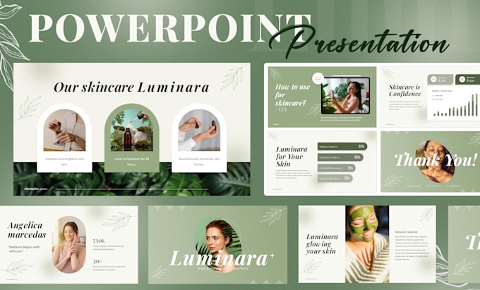 design premium powerpoint pitch deck presentation