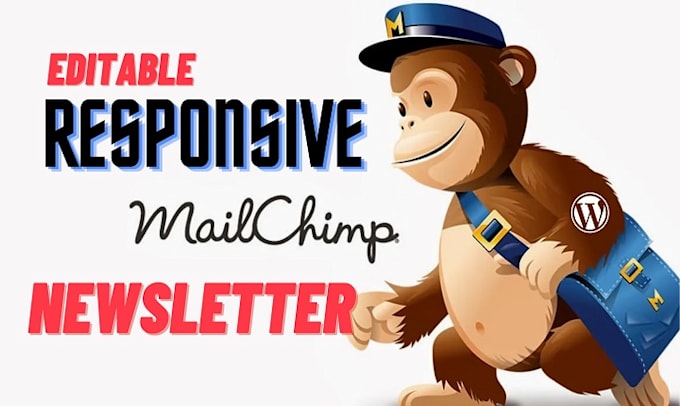 create responsive and editable mailchimp and figma template
