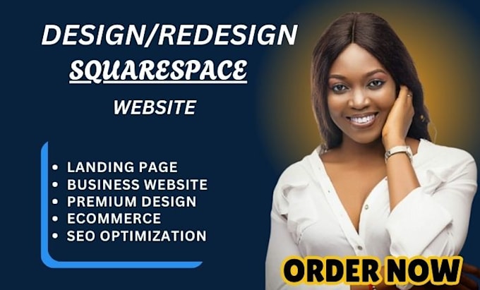 build squarespace website, design or development squarespace website