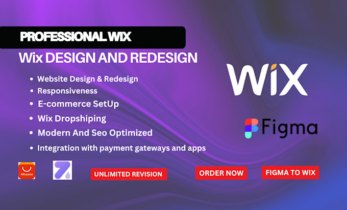 design wix website, responsive wix website, wix website redesign, make website