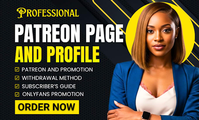 create professional patreon profile and patreon page setup