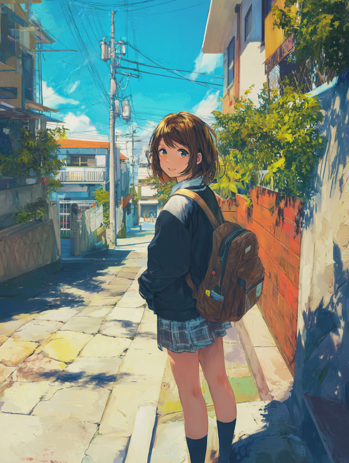draw anime and manga character illustration